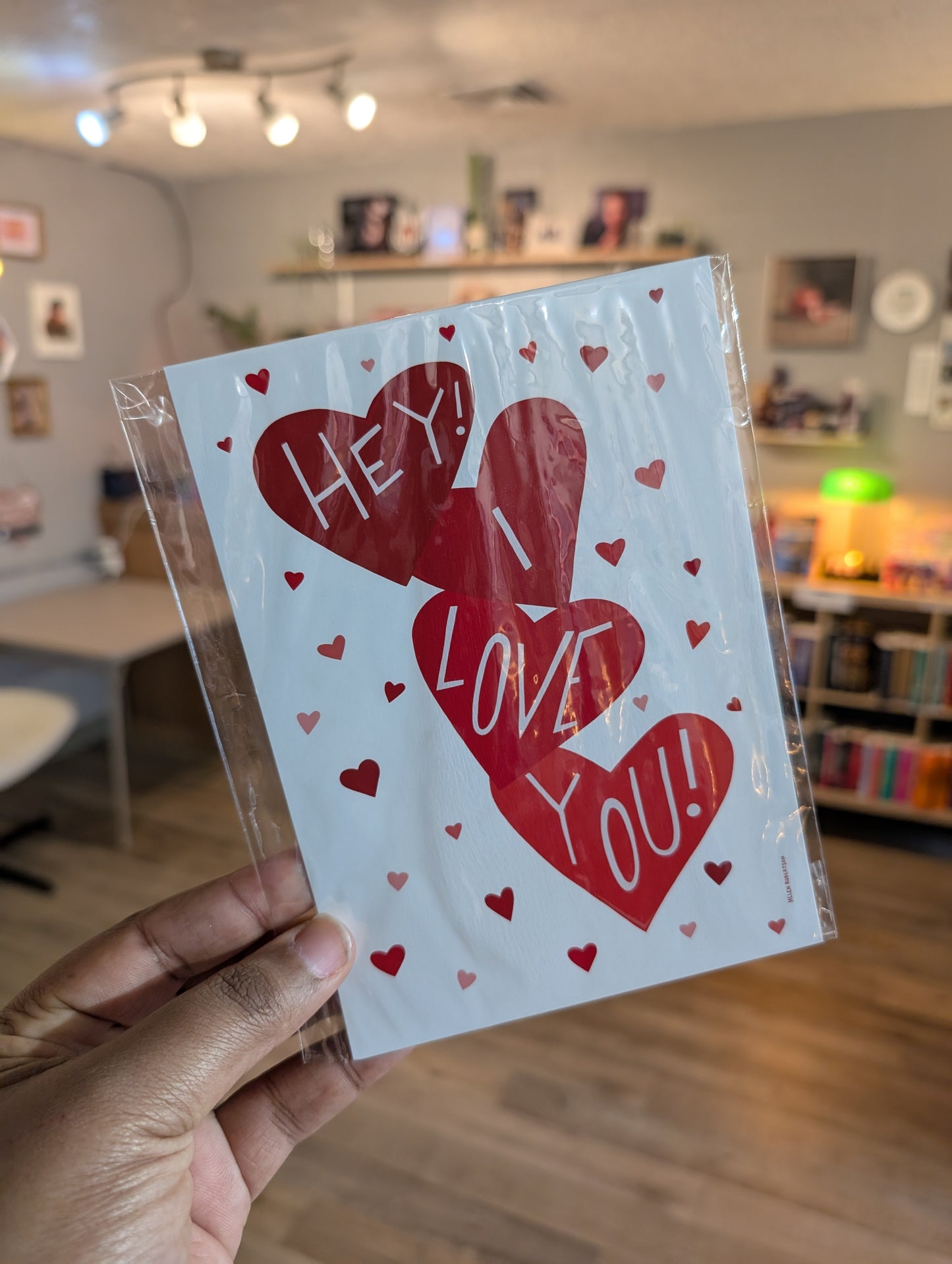 Hey I Love You Print