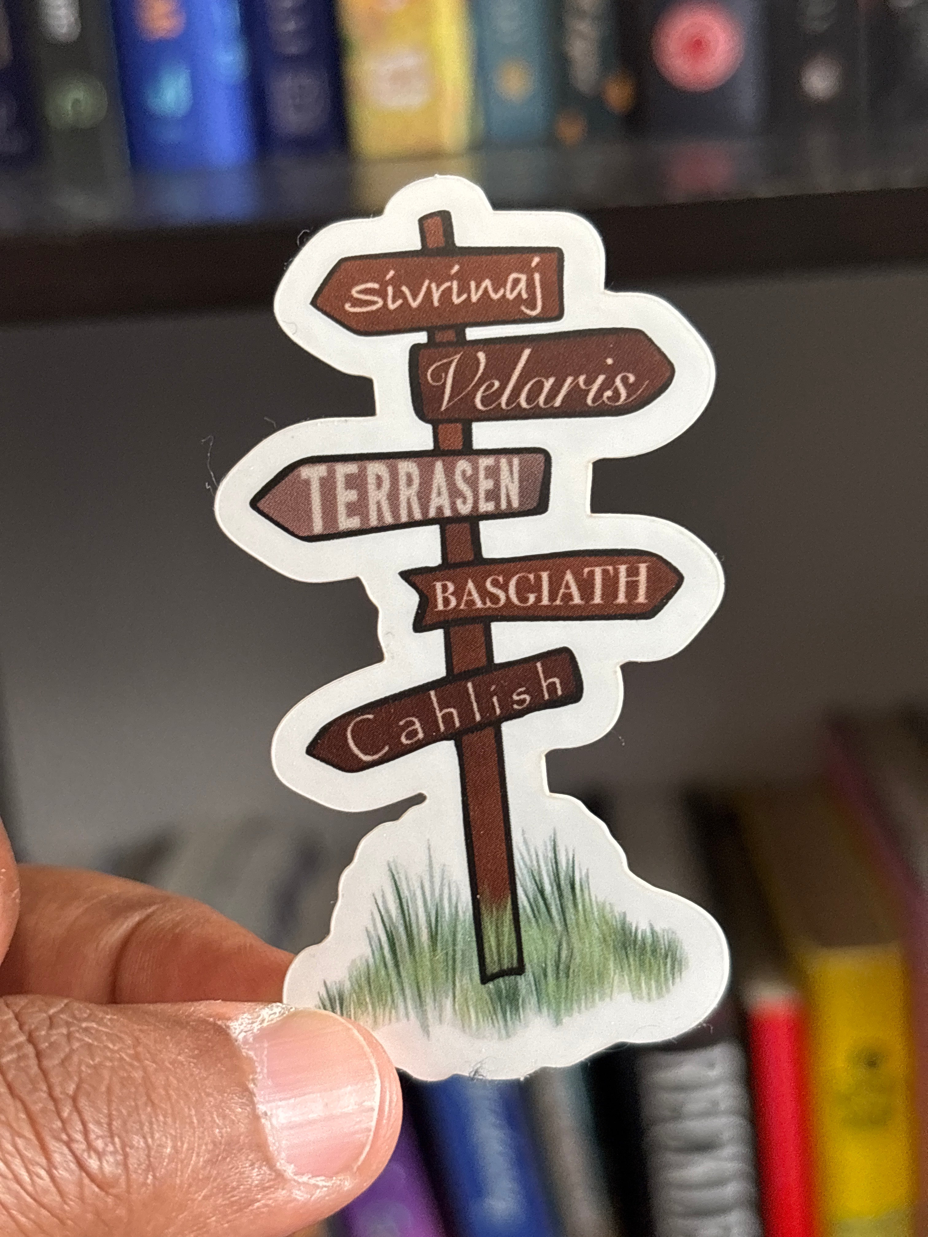 Romantasy Locations Sticker
