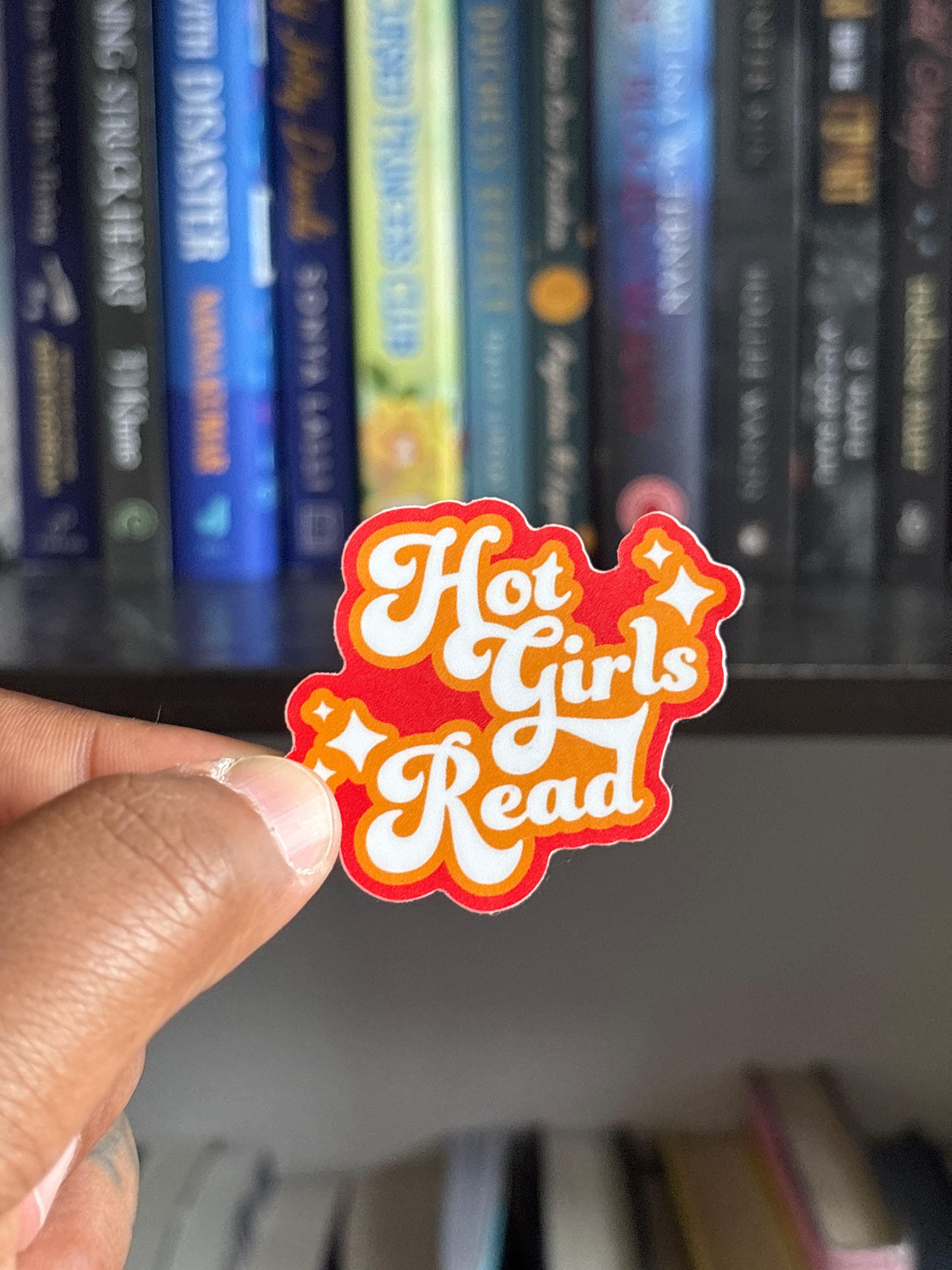 Hot Girls Read Sticker