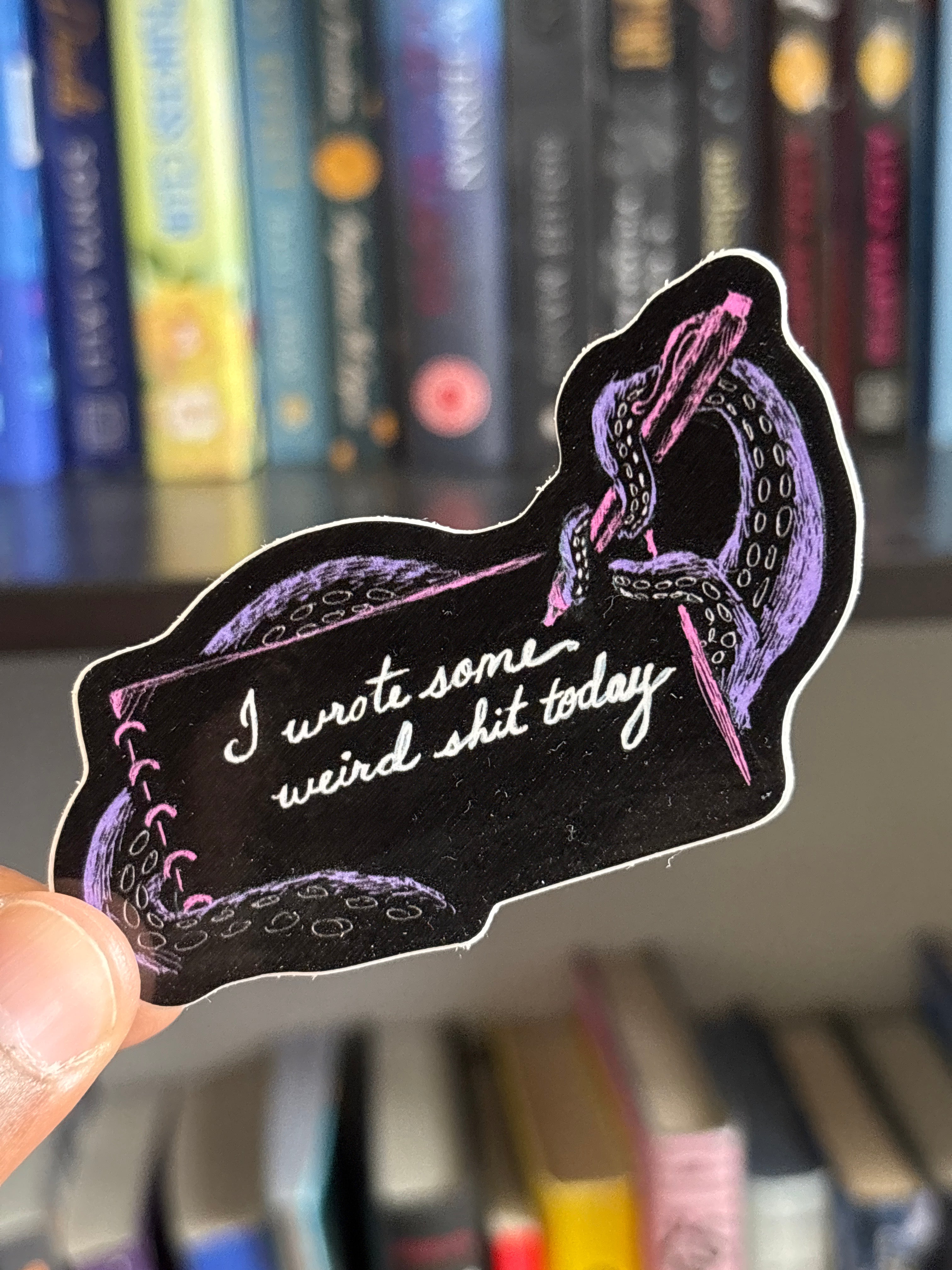 Wrote Some Weird Shit Sticker