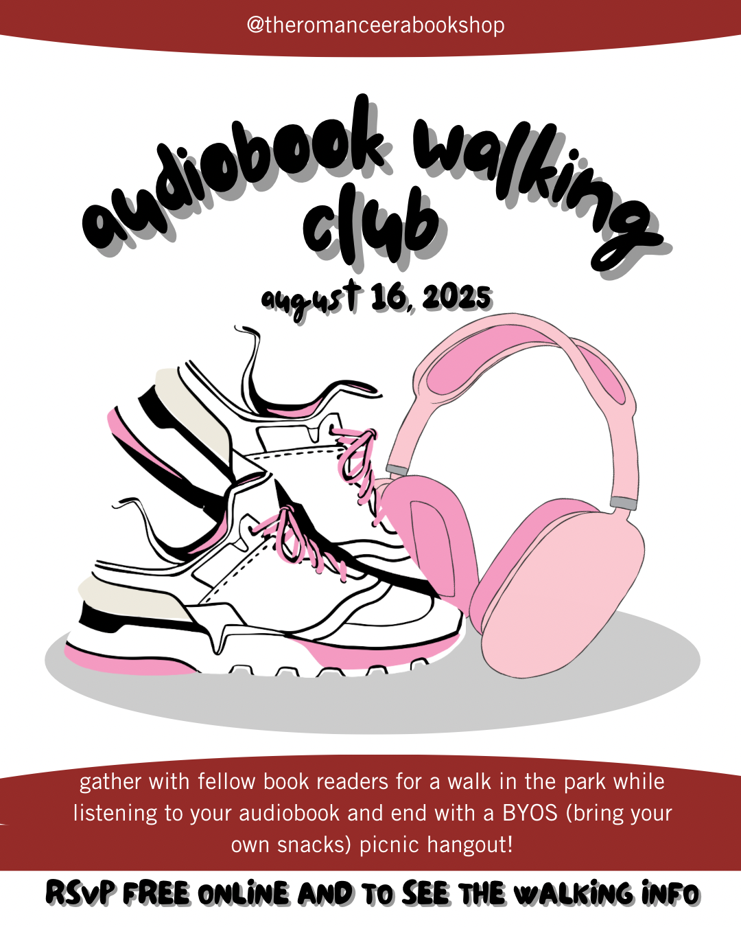 August Audiobook Walking Club