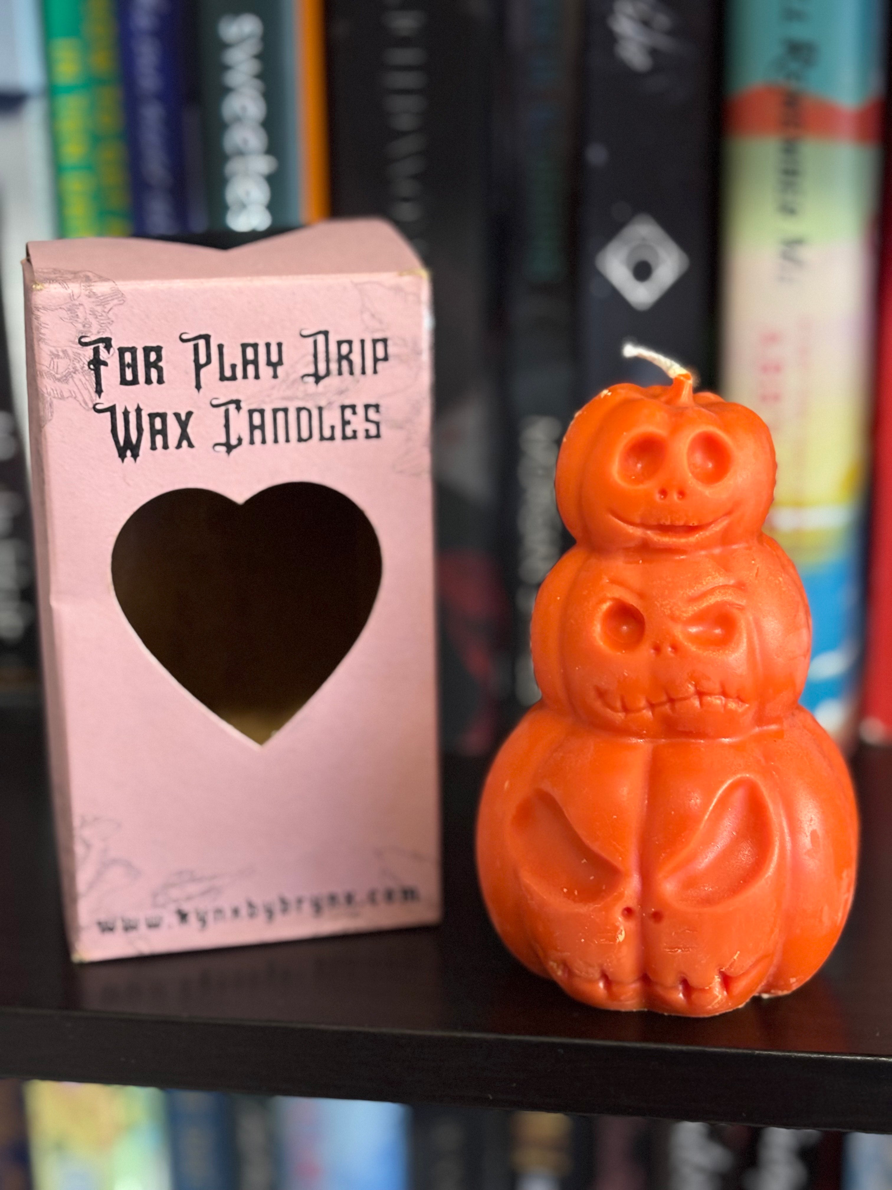 Pumpkin Stack Candle For Play (Or Not)