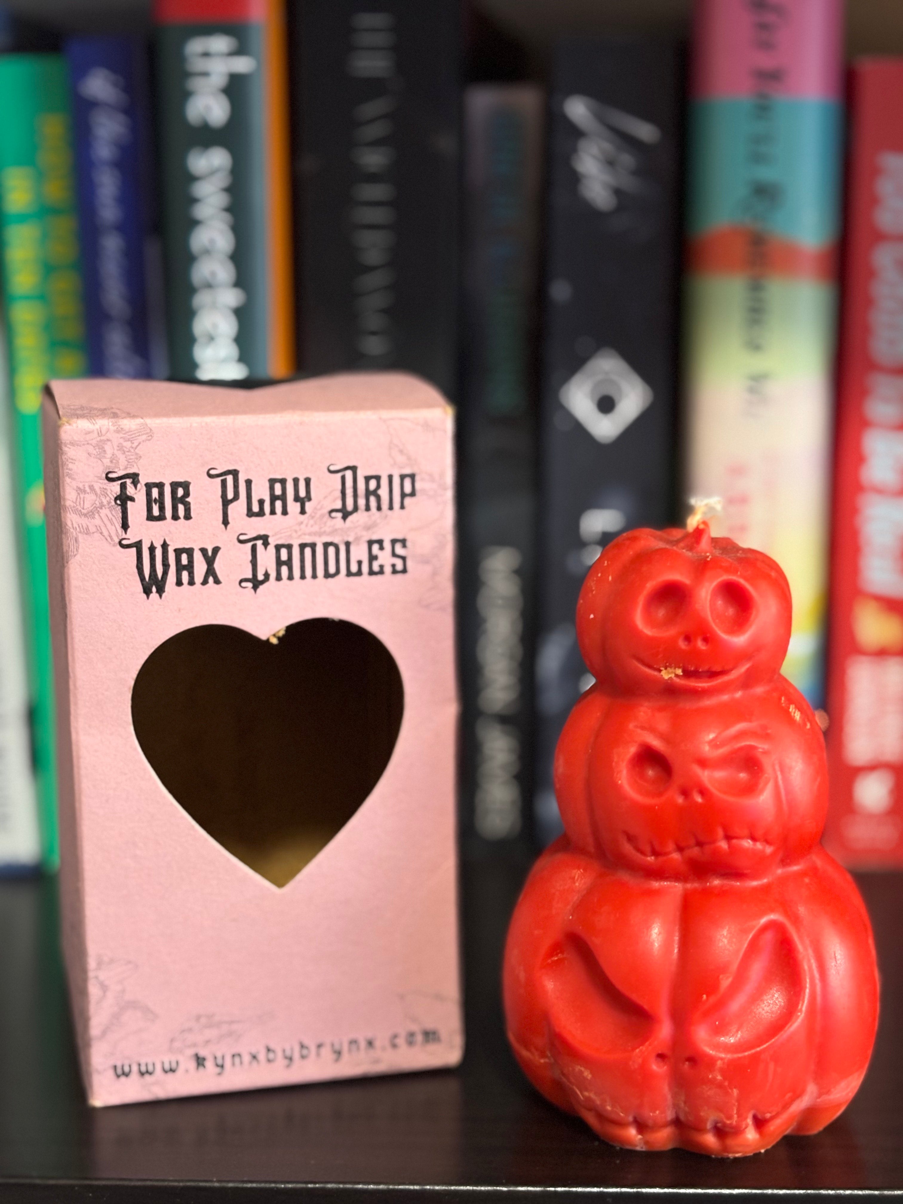 Pumpkin Stack Candle For Play (Or Not)