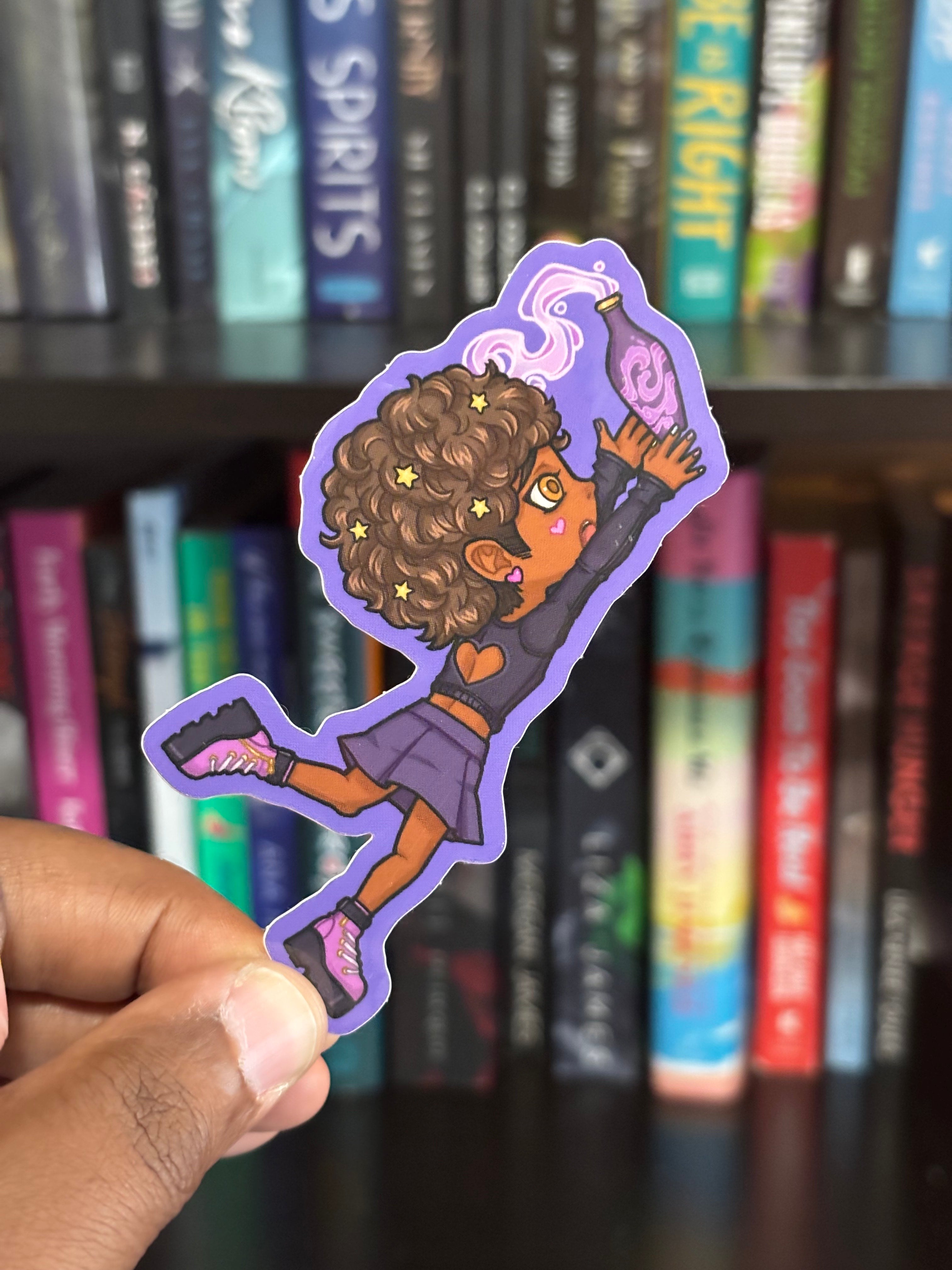 Broken Out (by the Human) by L.E. Eldridge Wilder Character Sticker