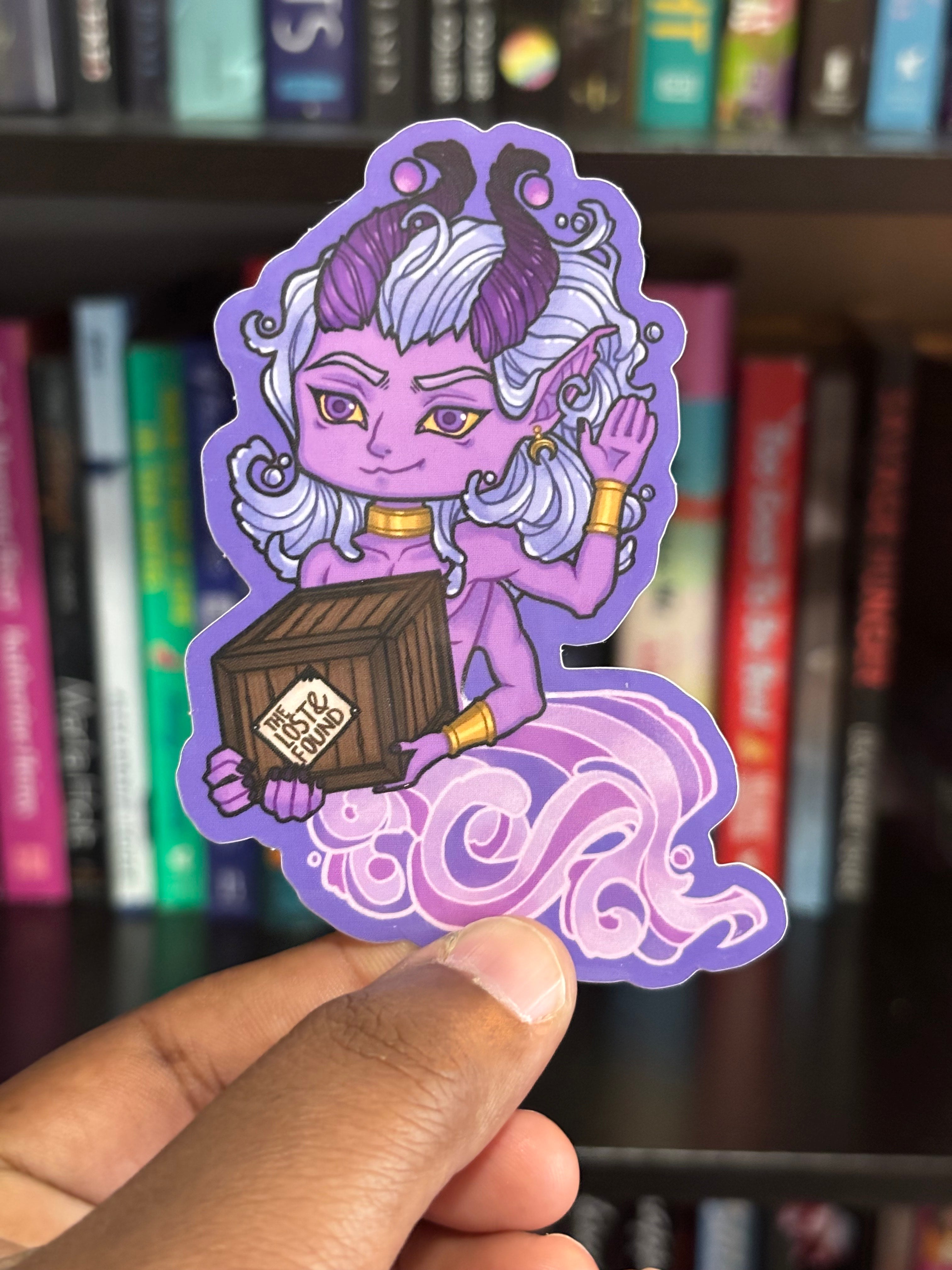 Broken Out (by the Human) by L.E. Eldridge Zephyr Character Sticker