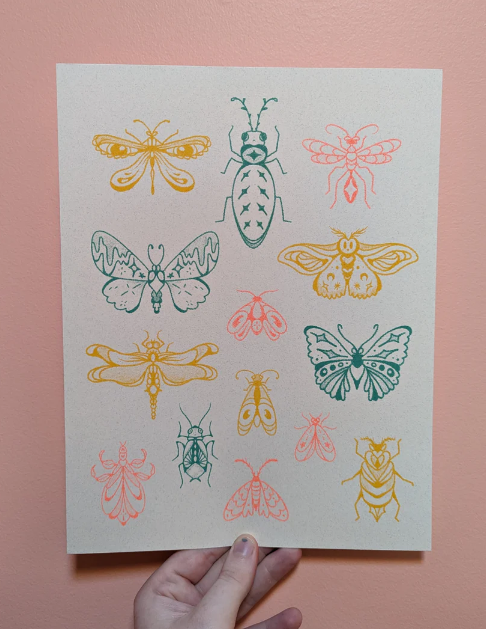 Bugs of the Slumber Forest Print